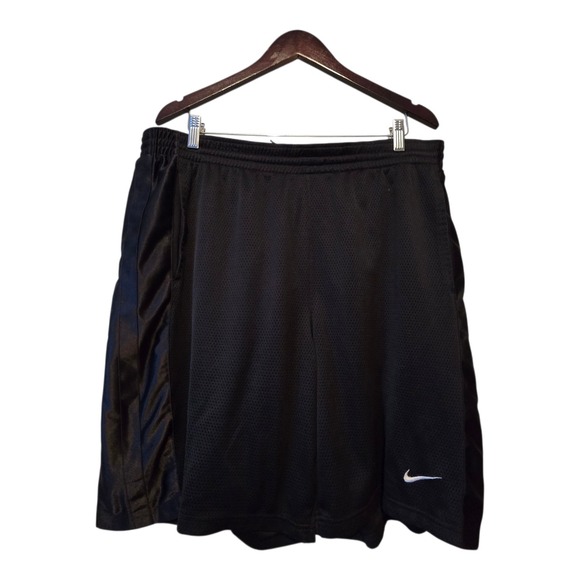 Nike Other - Vintage Nike Basketball Shorts Men's XXL Black Elastic Waist Drawstring Pockets
